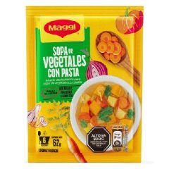 SOPA MAGGI DE VEGETALES CON PASTA 62G