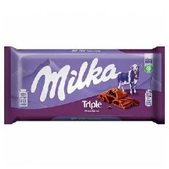 CHOCOLATE MILKA TRIPLE CHOCO BARRA 90G  