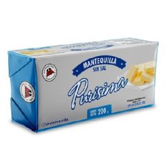 MANTEQUILLA PURISIMA SIN SAL 200G