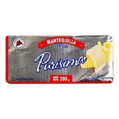 MANTEQUILLA PURISIMA CON SAL 200G