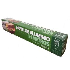 PAPEL ALUMINIO ALUM WARE RESISTENT DE 21MTRS