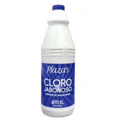 CLORO JABONOSO PLAZAS 1L