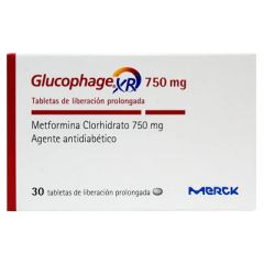 GLUCOPHAGE XR 750MG X 30 COMPR LIB PROL 