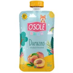 COMPOTA DURAZNO OSOLE POUCH 100G        